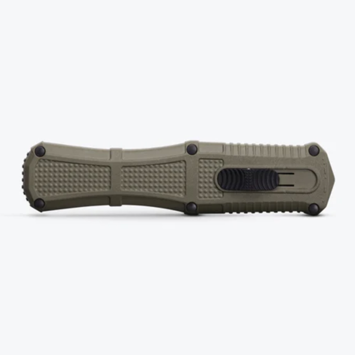 Benchmade-Claymore-OTF-Dagger-RG-2 Benchmade Claymore OTF Dagger Ranger Green sheathed
