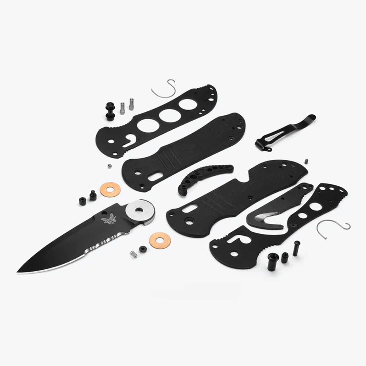 Benchmade-G10-Triage-5 Benchmade G10 Triage folding knife exploded