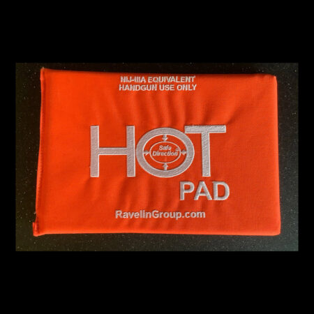 Safe-Direction HOT pad top view