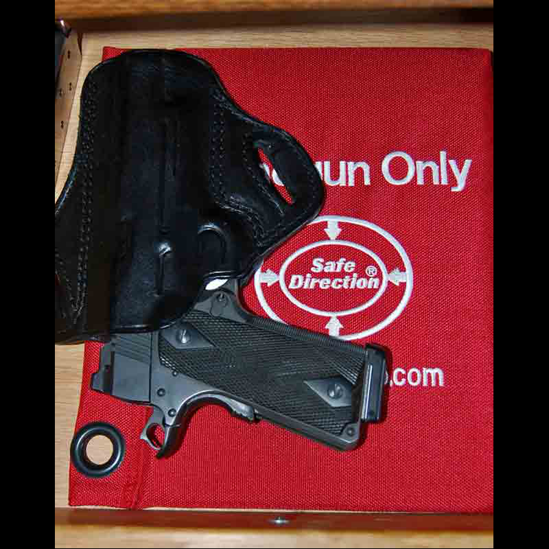 Safe Direction academy pad-4 Safe-Direction academy pad with firearm