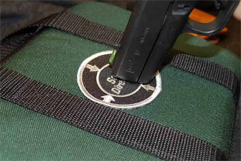 Safe Direction bag-Green4 detail Safe Direction firearm bag detail 2